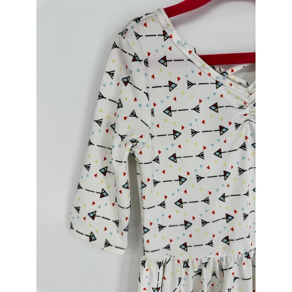 Dotdotsmile Girls Size 5/6 Ballerina Dress Multi Color Arrows New with Tags - Picture 2 of 6